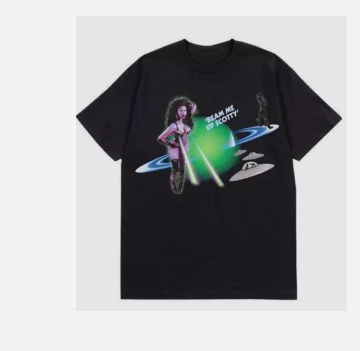 Beam Me Up Scotty Nicki Minaj T shirt Black Size S-5XL L