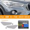 For BMW X1 F48 2015 - Car Headlight Protective Film Vinyl Restoration Transparent Black TPU Car Light Repair Sticker