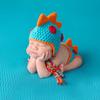 Baby Boy Dinosaur Outfit Newborn Photography Props Knit Infant Infant Accessorie
