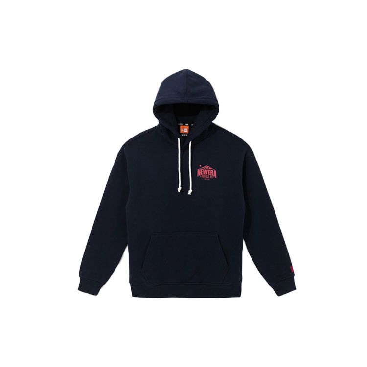 New Era FW21 Logo Print Hoodie Unisex Hoodies Dark-Blue 12866420