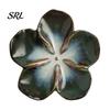 Artisanal Ceramic Condiment Dish Cherry Blossom Sauce Dish, Sushi Soy Dipping Bowl, Small Bowls Decorative Seasoning Appetizer Serving Plates