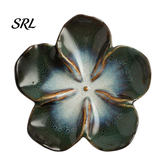 Artisanal Ceramic Condiment Dish Cherry Blossom Sauce Dish, Sushi Soy Dipping Bowl, Small Bowls Decorative Seasoning Appetizer Serving Plates