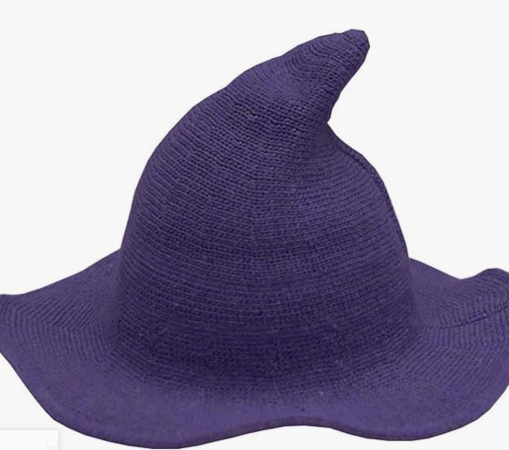 

Witch Hat Halloween Costume Accessory With Foldable Design For Women And Girls фіолетовий