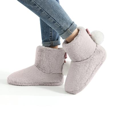 Modne Comwarm Damskie Zimowe Ciepłe Puszyste Buty Outdoor Antypoślizgowe Wygodne Śniegowce Panie Miękkie Pluszowe Botki Bawełniane Płaskie Bawełniane Buty