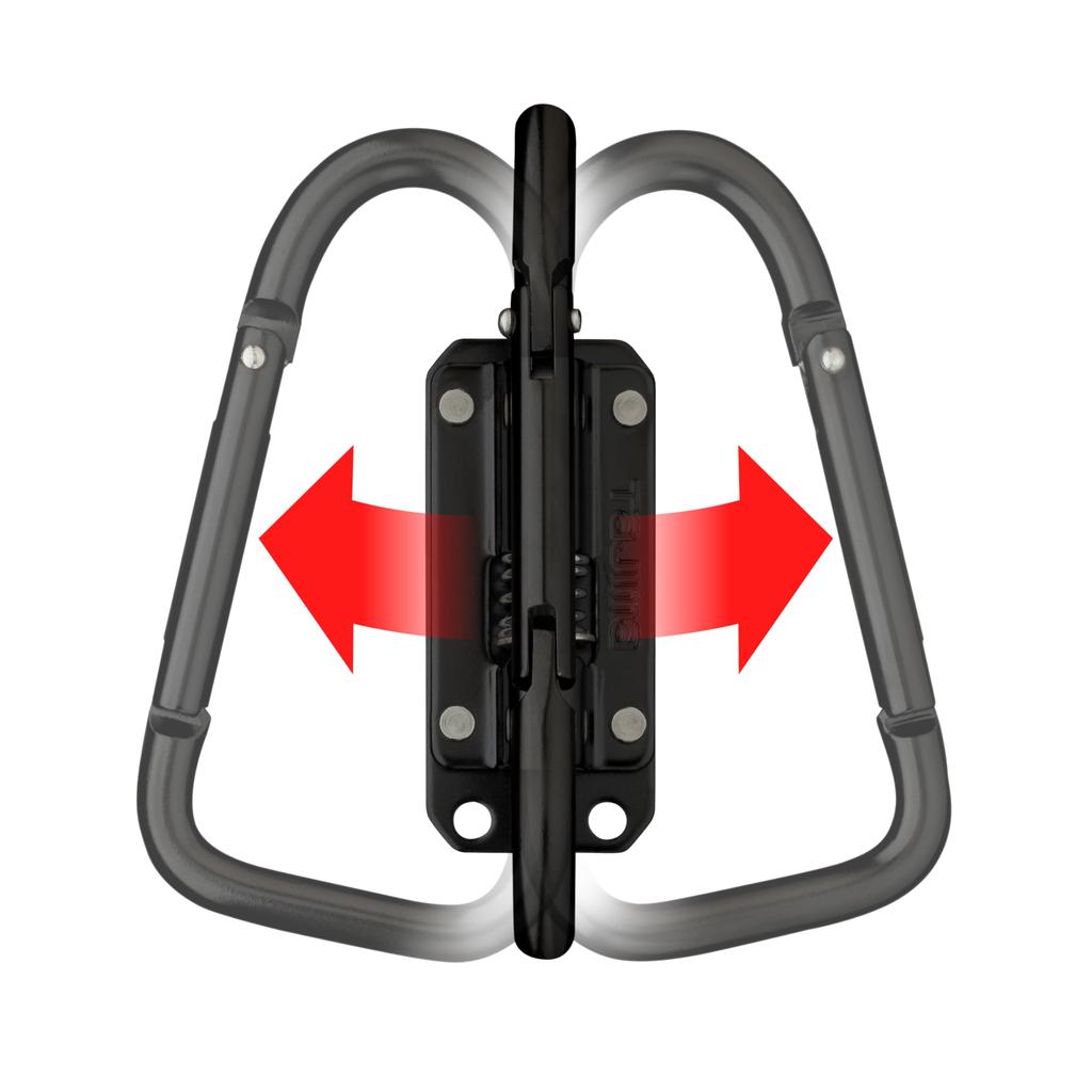 Tajima Säkerhetssystem Säker Verktygshållare Stål Smal Karbinhake Stor Fällbar Modell Tillverkad av pålitligt stål som uppfyller konstruktionens hållfasthetskrav