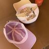 Baseball Hat For Women Outdoor Use Sun Protection Visors Solid Color Color Duck Tongue Cap Cotton Casual Girl Peaked Hat Ricygvm Embroidered Bow