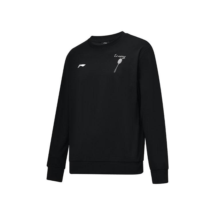 Li Ning Badminton Collection Sweatshirt Unisex Black AWDUH99-1