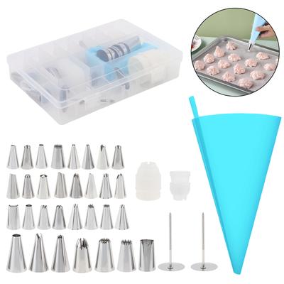Edelstahl 36-teiliges Kuchen Dekorieren Düsen Multi Form Spitzen Set