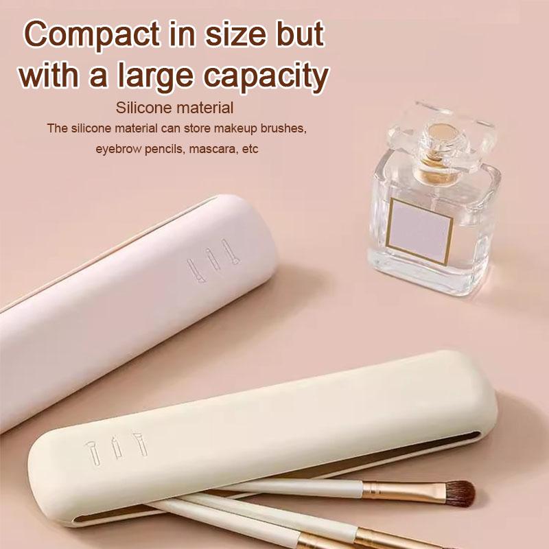 Neuer Reise-Make-up-Pinsel Silikon-Organizer Pinsel-Tasche Eimer Behälter für Make-up-Pinsel Werkzeuge für Frauen Mädchen HZSSN01