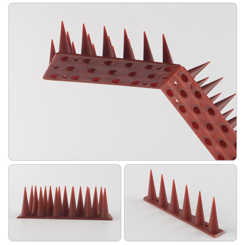 Plastic Anti Bird Cat Thorn Strips for Fence Wall Garden Balcony Security Easy Installation Animal Deterrent