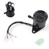   Motorcycle Odometer Speedometer Dual Reading Signal KMCelsiusH Black