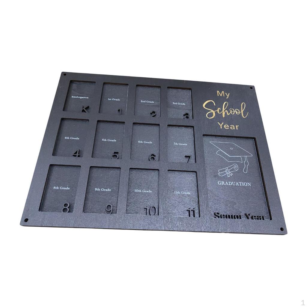 Graduation Photo Frame with Multiple Openings for Bedroom Decor