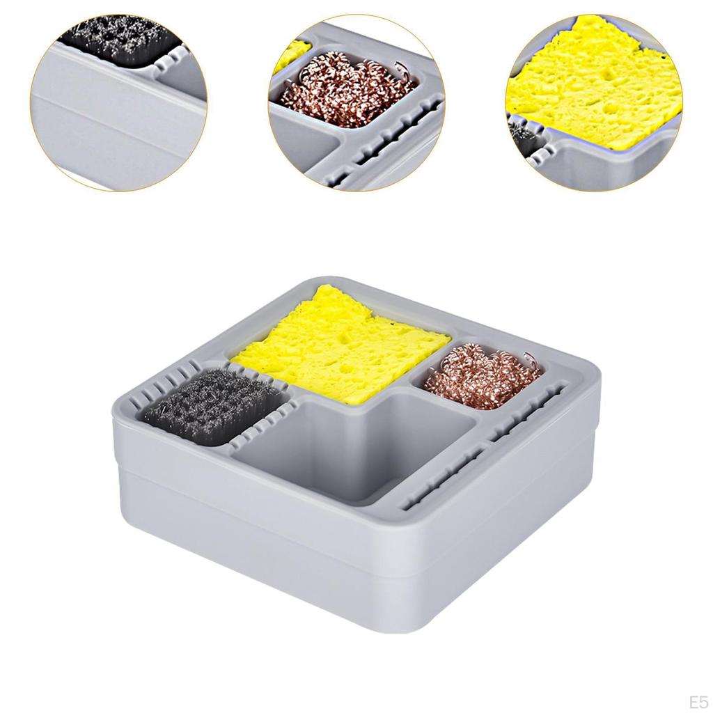 Slag Collection Box for Soldering Tip Cleaner, Case Cleaning Tool Iron Cleaner