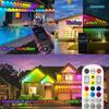 Smart Permanent Outdoor Lights 300FT 180LEDs Eave Lights App Remote Music Sync Waterproof for House Roof Holiday Daily Decor