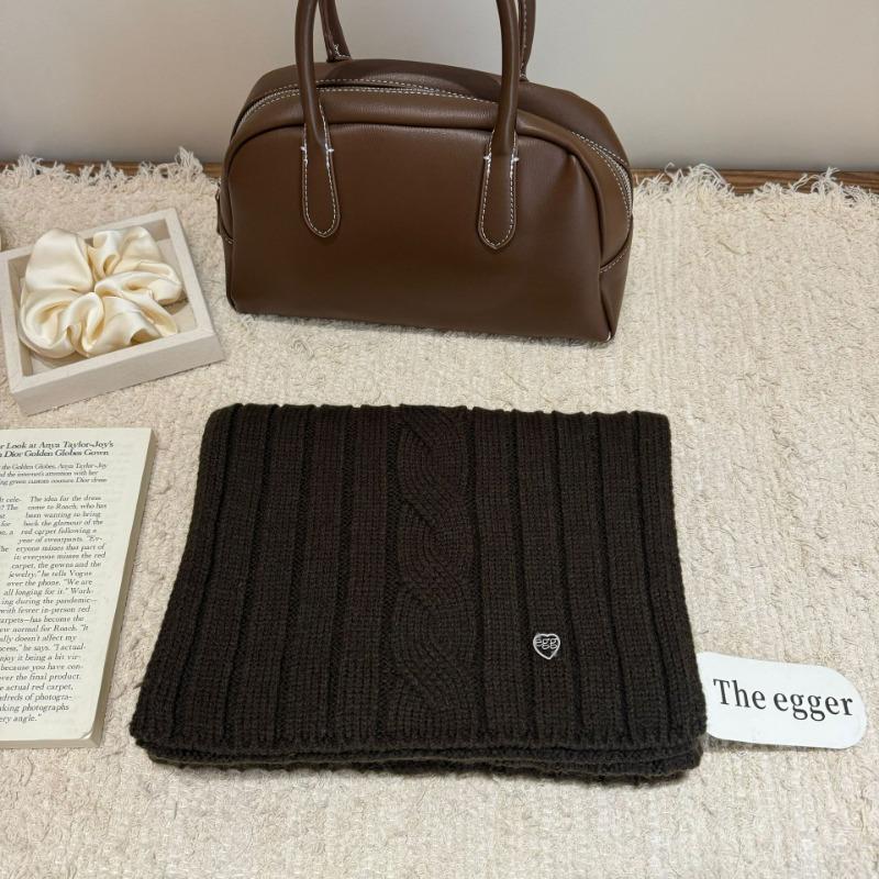 Wool knitted solid color scarf couple versatile autumn and winter scarf solid color warm scarf Christmas scarf hot sale