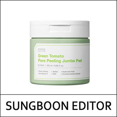 (jL5) Green Tomato Pore Peeling Jumbo Pad 60Pads(180ml) / (jh)