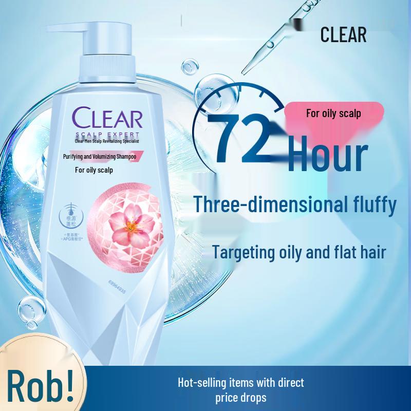 

Clear Scalp Care Oil Control Volumizing Shampoo