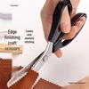 Zigzag Tailor Scissors with Large Wave Pattern