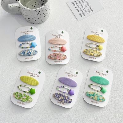 Rosa Farbe Niedlichen Cartoon Prinzessin Haarnadeln Kinder Mädchen Kid Haar Clips Barrettes Zubehör Haarspange Kopfbedeckung Kopfschmuck