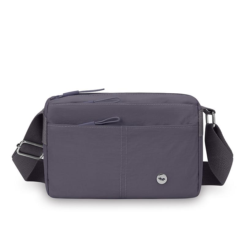 Water-Repellent Multi-Compartment Bag Lightweight Small Square Bag Commuter Women's Shoulder Bag Solid Color Crossbody Bag