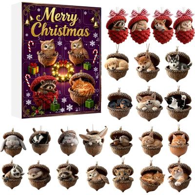 Christmas Countdown Calendar Blind Advent Calendar Blind Christmas Gift