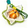 Peelable Fruit Plush Keychain 3.54-Inch Stuffed Toy for Kids Adults Cute Orange Lemon Durian Shape Interactive Stress Relief Toy Bag Backpack