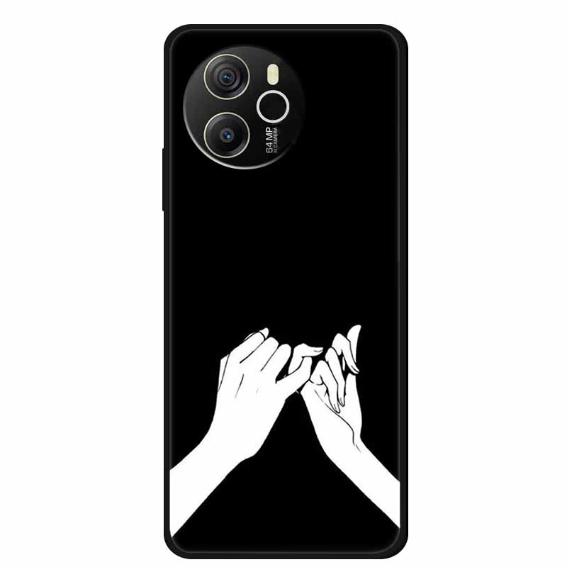 For Blackview Shark 8 Case Shark8 Black Silicone Soft Back Cover Case For Blackview Shark 8 Phone Case Cover 6.78" Coque Funda