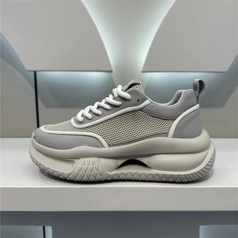 Spring  Autumn New Luxury Men's Sneakers Classic Fashion Versatile Casual Shoes Mesh Breathable Soft Bottom Sports Running Shoes