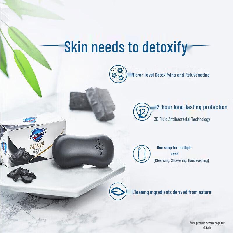 Safeguard Charcoal Deep Cleansing Bar Soap