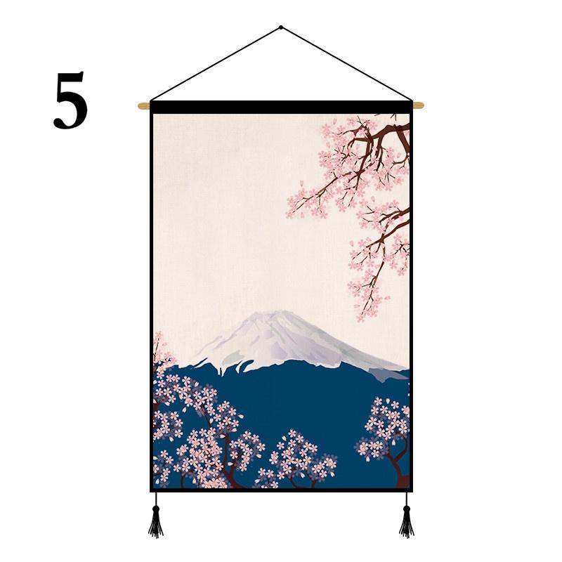 Canvas Painting Posters Japanese style Banner Flag Sushi Restaurant Decoration Home Decor Print Art Aisle Wall Art Canvas Painting for Living Room