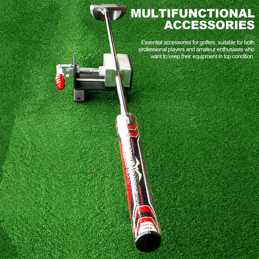 Golf Club Regrip Vise Golf Grip Replacement Tool Golf Club Shaft Clamp Golf Club Regripping Kit for Home Workshop