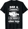 Papa Tochter Ein Perfektes Chaos Team Vater Geschenk T-Shirt