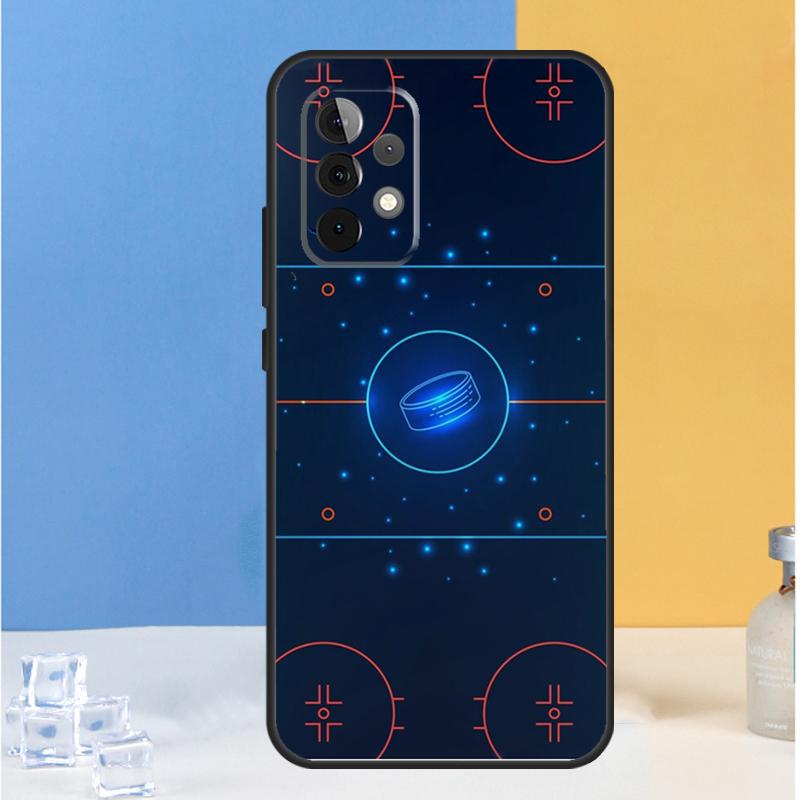Ice Hockey Puck For Samsung Galaxy A54 A34 A14 A13 A33 A53 A36 A05 A06 A16 A32 A52 A55 A35 A15 A56 A26 Case