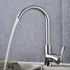 VEMUSE Rotatable Brass Cold/Hot Kitchen Faucet