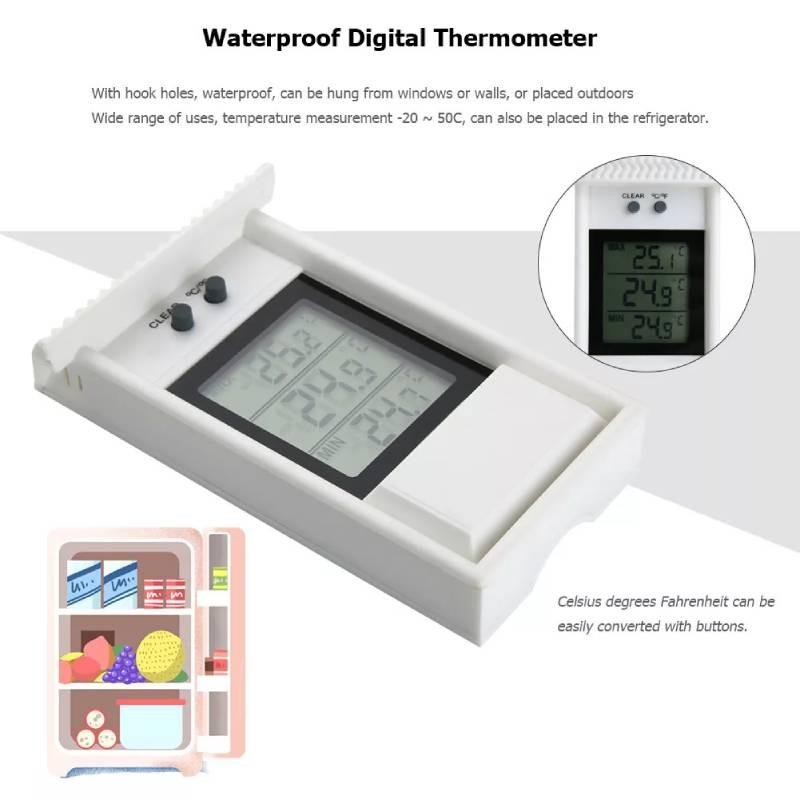 Versatile Indoor And Outdoor Temperature Measurement Thermometer For Home Garden Use
