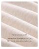 Beige Woolen Micro-Flare Pants for Women - Autumn/Winter 2024 Collection, Slimming Thick Cashmere for Petite Sizes.