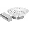 Rea Hanging Soap Dish Brushed Nickel for the Bathroom