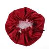 European & American Double-Layer Satin Adjustable Sleeping Cap