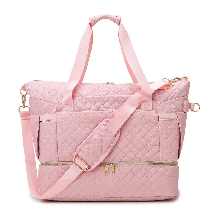 Multifunctional Hand-carrying Bag with Shoe Storage Handbag Dry and Wet Separation Heat-insulating Bag Style Fitness Bag Can Be Used To Cover Pull Rod