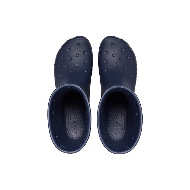 Crocs Casual Versatile Ankle Boots Unisex Boots Deep-Blue 208363-410