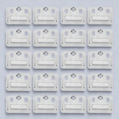 100Pcs Stainless Steel Integrated Wall Panel Buckle Premium Fixing Hardware for Bamboo Wood Fiber Panels Simple Construction