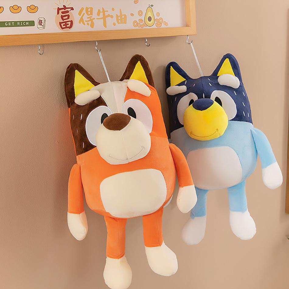 Cute Bluey Dog Bingo Family Plush Toy Cartoon Dog Soft Stuffed Animals Dolls Birthday Christmas Gifts Family Blue-Y Bingo