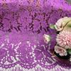 Lace Fabric 150x150cm for Dresses Clothes Sewing White Blue Hollowed-out Plain Cloth Heavy Press Yarn Three-dimensional Mesh