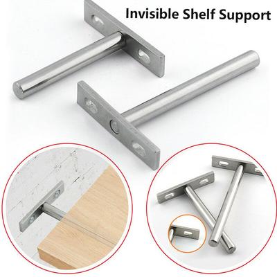 Racks Heavy Duty Furniture Storage Wall Mount Shelf Support Bench Board Invisible Shelf Brackets