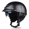 Retro Motorcycle Helmet Vintage Moto Helmet Men Women Half Helmet Built In HD Lens Riding Scooter Capacetes DOT Certification