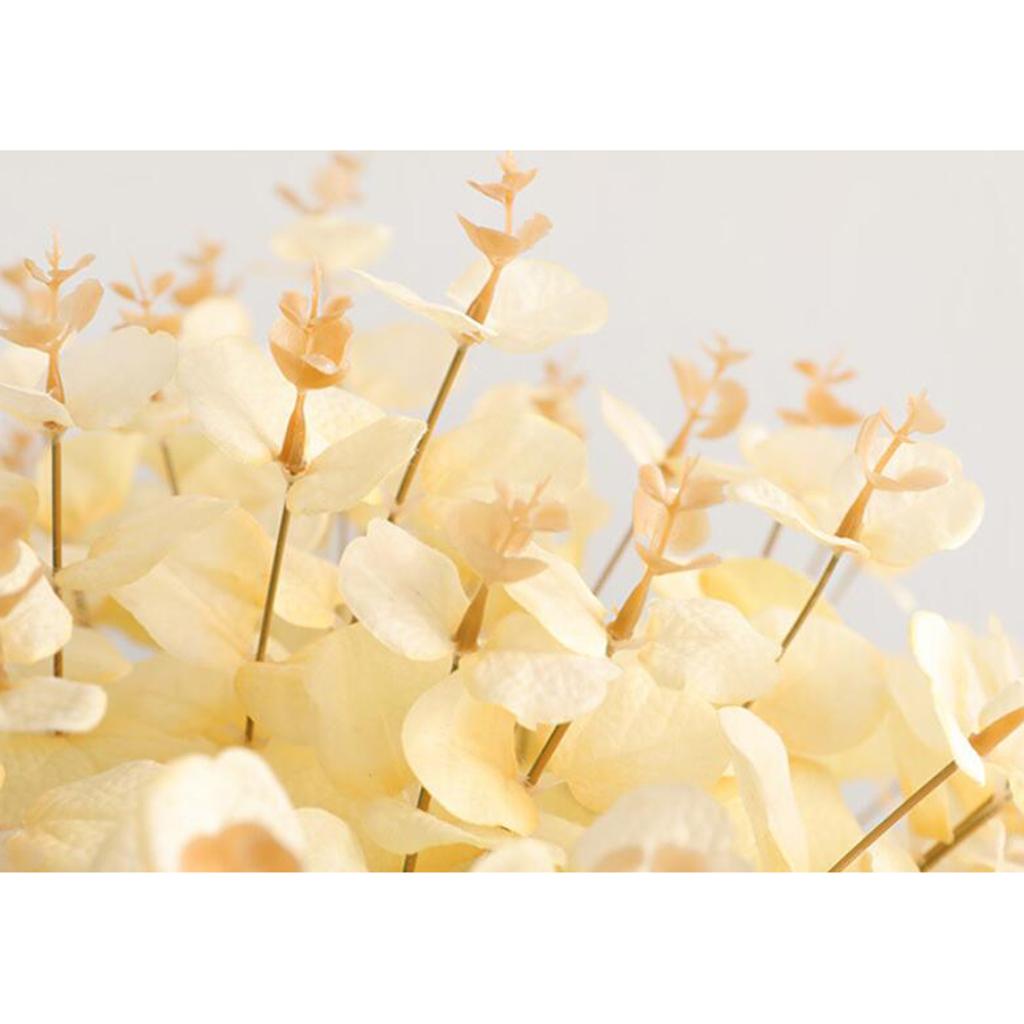 19inch Eucalyptus Leaf Foliage Stem Artificial Flower Greener for Home Decor