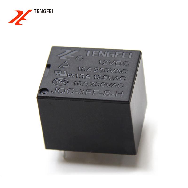 TENGFEI 12V 4-Pin Normally Closed 10A Relais JQC-3FF als Ersatz für SRD-S-112DM