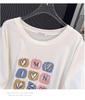 Plus Size Slimming Short-Sleeve Mid-Length T-Shirt for Women (200/300/350 Jin)