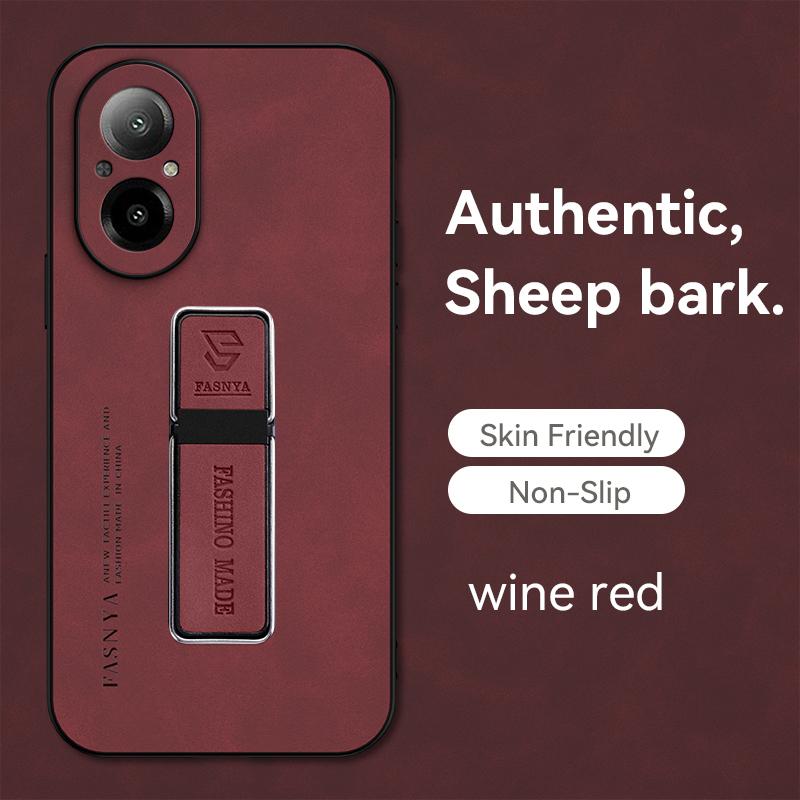 for Realme C67 4G Case Car Magnetic Holder Leather Phone Case for RealmeC67 c 67 RMX3890 4G Soft Silicone Shockproof Back Cover