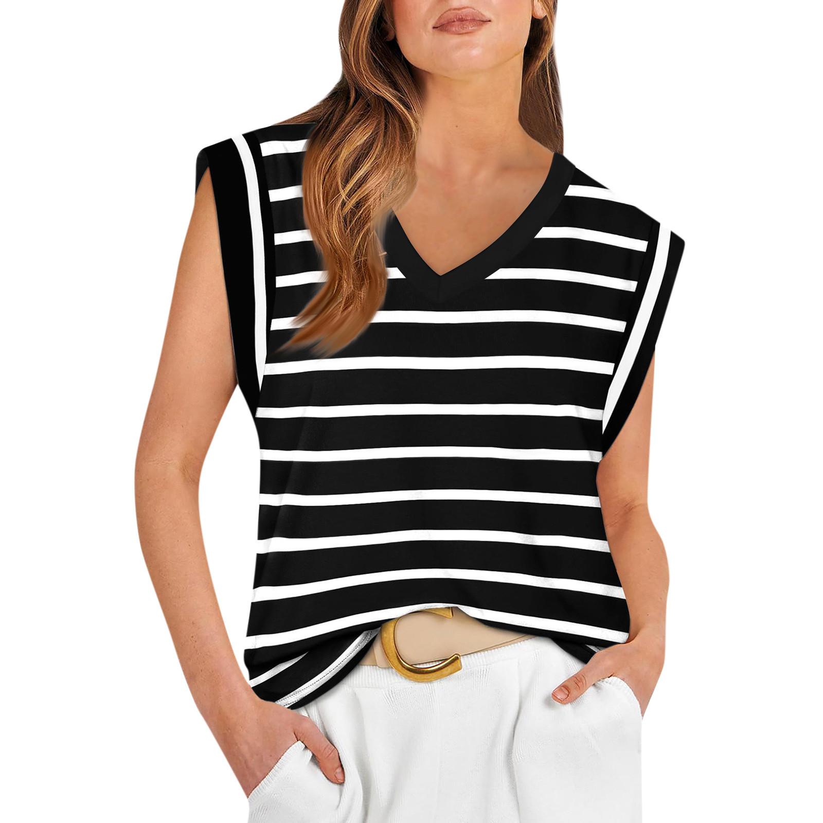 Женский топ с короткими рукавами — фото 10